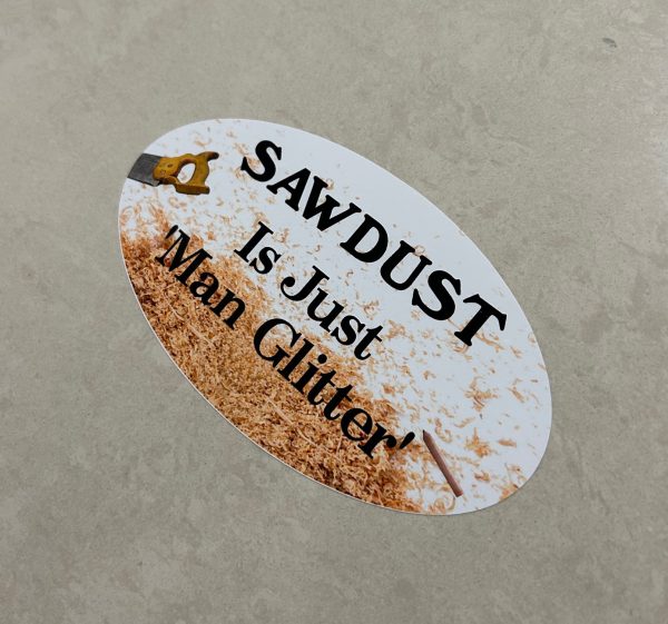 SAWDUST STICKER